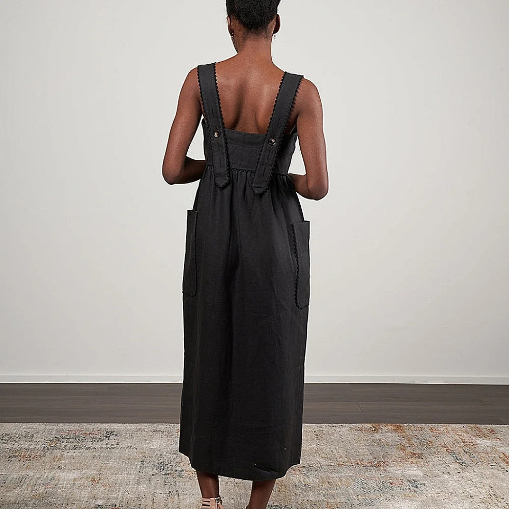 Lee Mathews Ali Apron Dress - Picture 2 of 8